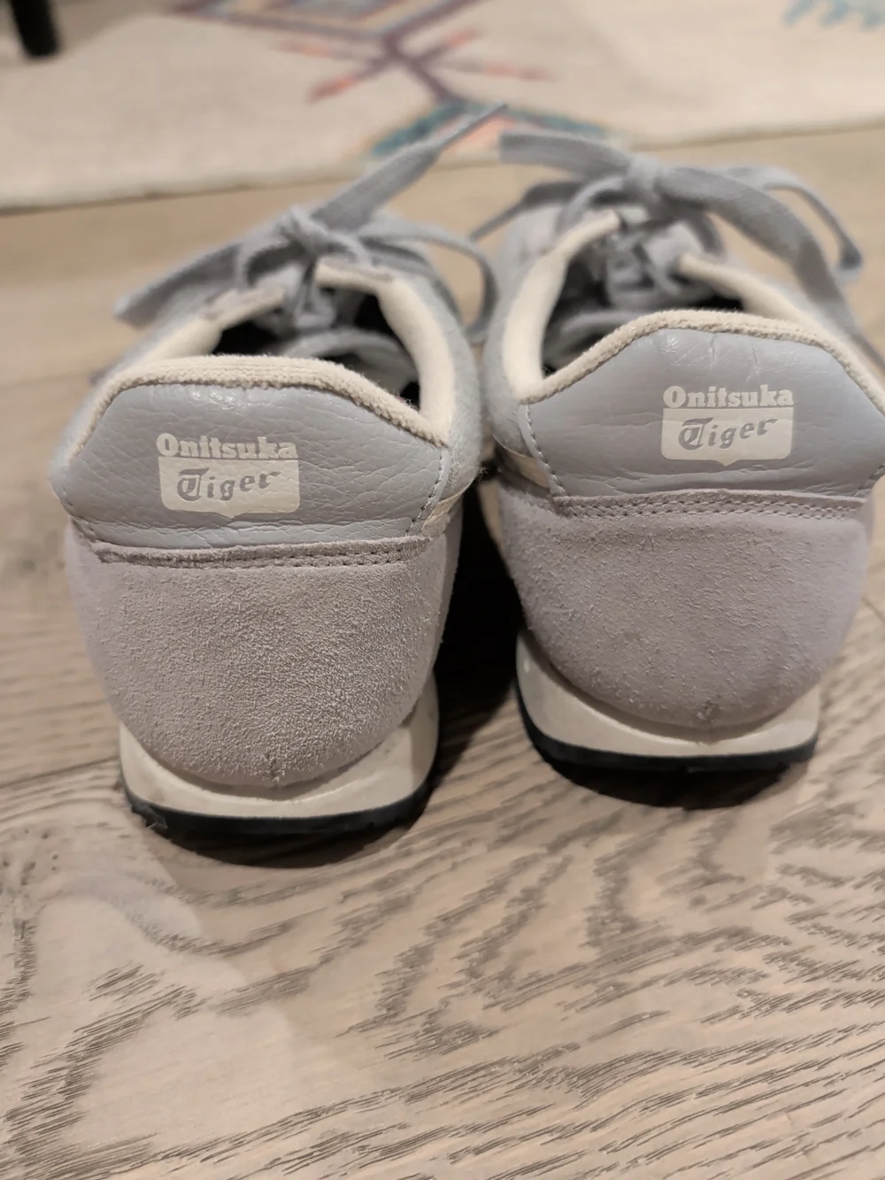 Onitsuka Tiger by Asics Light Gray and White Women's Sneakers